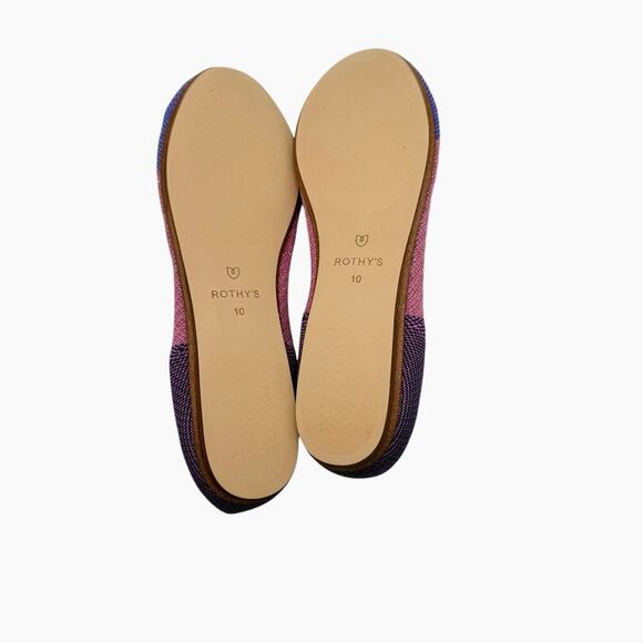Rothy's The Flat Metallic Lilac Limited Edition Women’s Size 10 - Picture 5 of 7